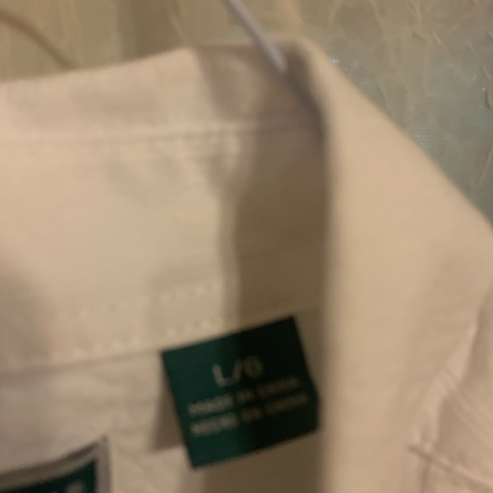 White Cotton Button Down - image 4